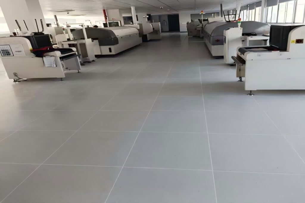 anti-static esd pvc flooring electronics workshop application