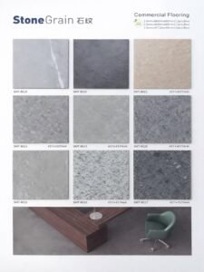 LVT dry back flooring mineral surface designs with interior application image