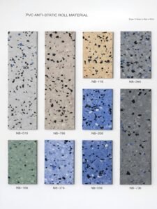 Anti-Static (ESD) PVC Flooring kanglai pvc anti static flooring roll colors