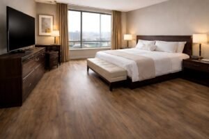 Kanglai SPC click flooring for retail store project