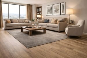 Kanglai SPC lock flooring in commercial interior space