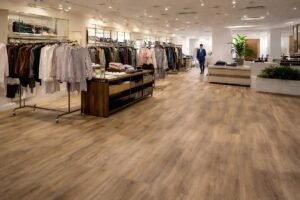 Kanglai SPC rigid core flooring showroom project